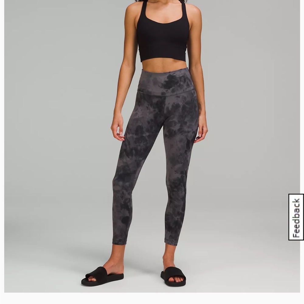 Lululemon wonder train leggings - diamond dye